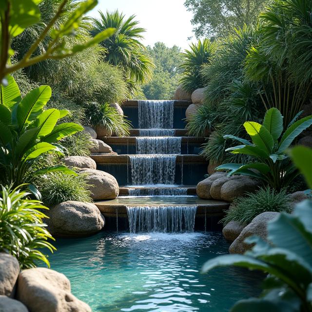Luxury Garden Waterfall Design sa Makati